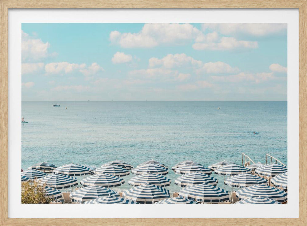 Strandschirme an der französischen Riviera II | Poster