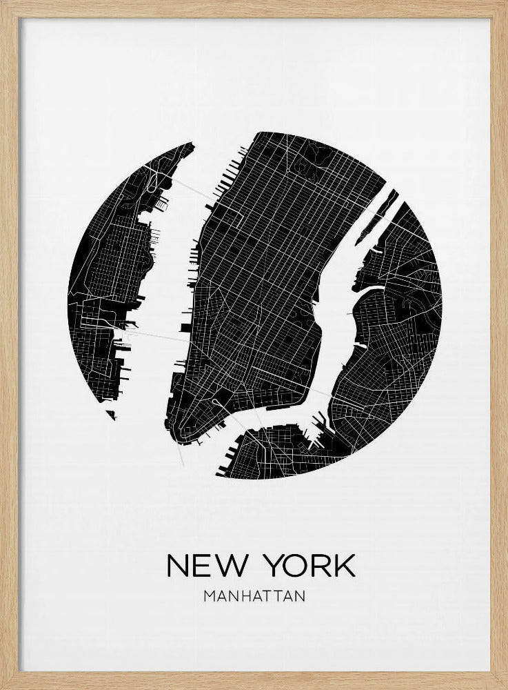 Kreisförmiges Stadtbild | Poster