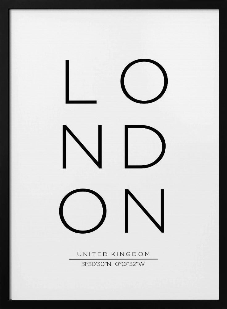 Vertikales London Echo | Poster