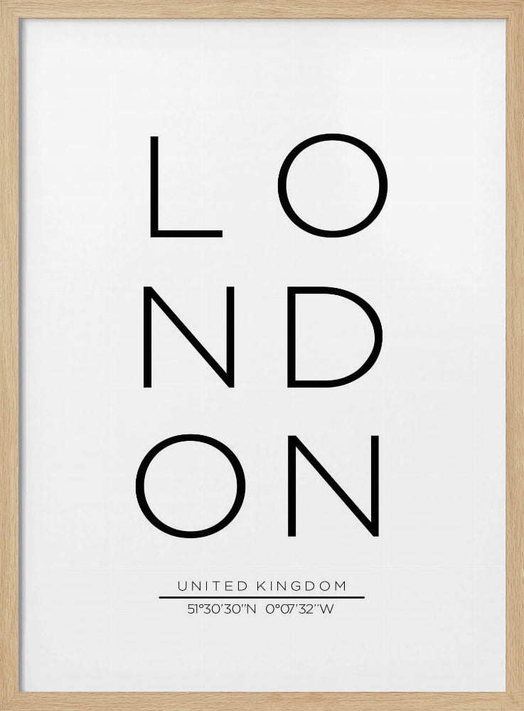 Vertikales London Echo | Poster