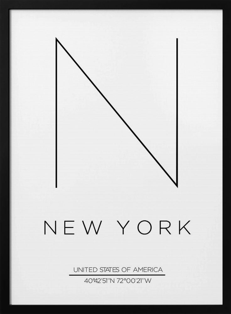 Minimalistisches NYC-Design | Poster