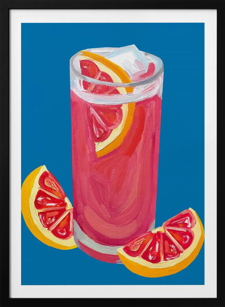 Grapefruit Paloma Blau | Poster