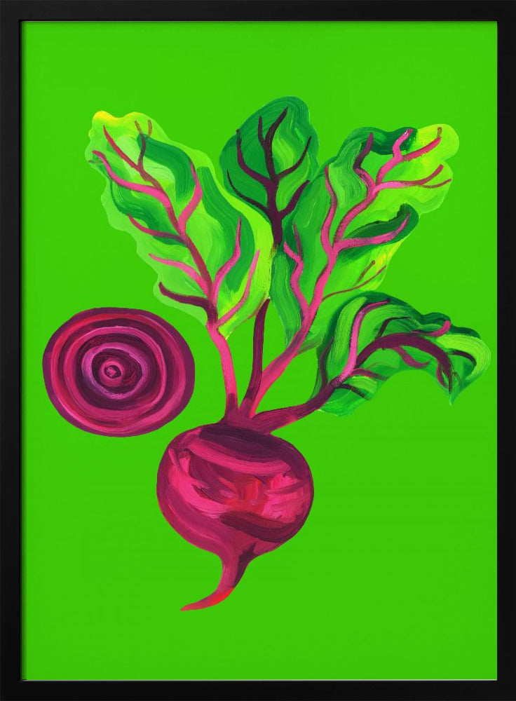 Rote-Bete-Wirbel Grün | Poster