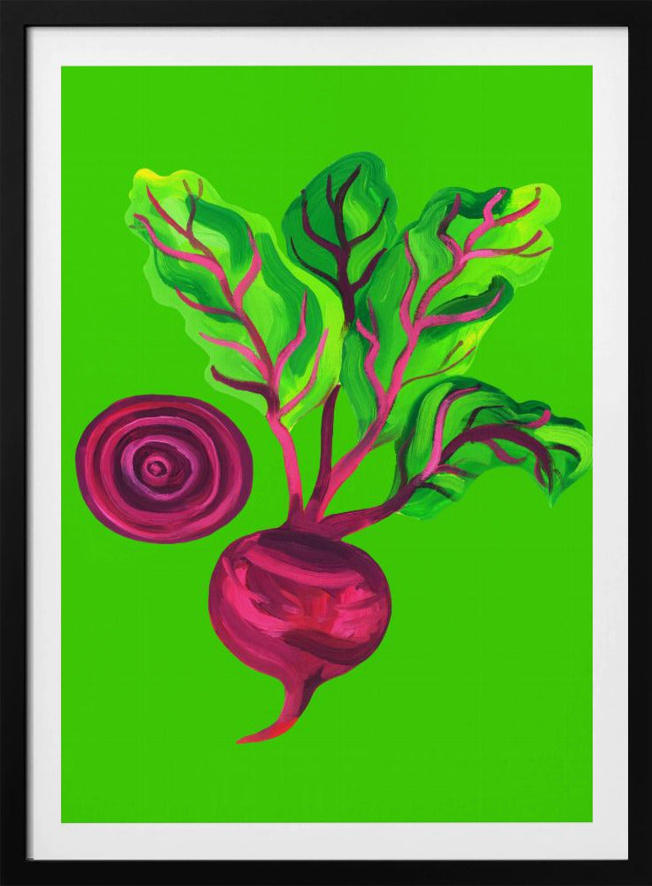 Rote-Bete-Wirbel Grün | Poster