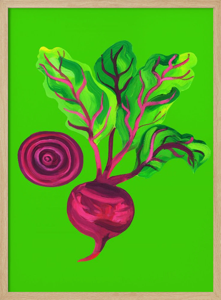 Rote-Bete-Wirbel Grün | Poster