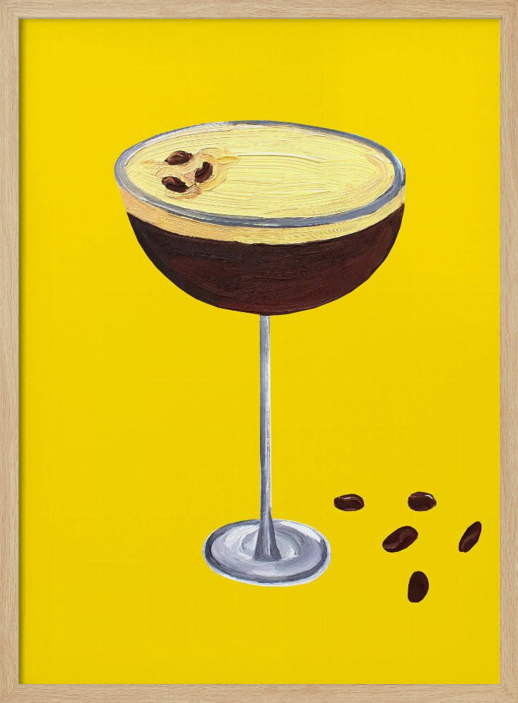 Espresso Martini Butterblume Gelb | Poster