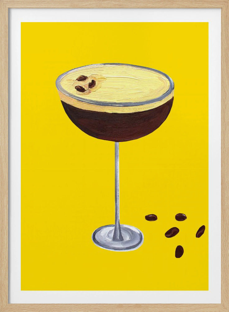 Espresso Martini Butterblume Gelb | Poster