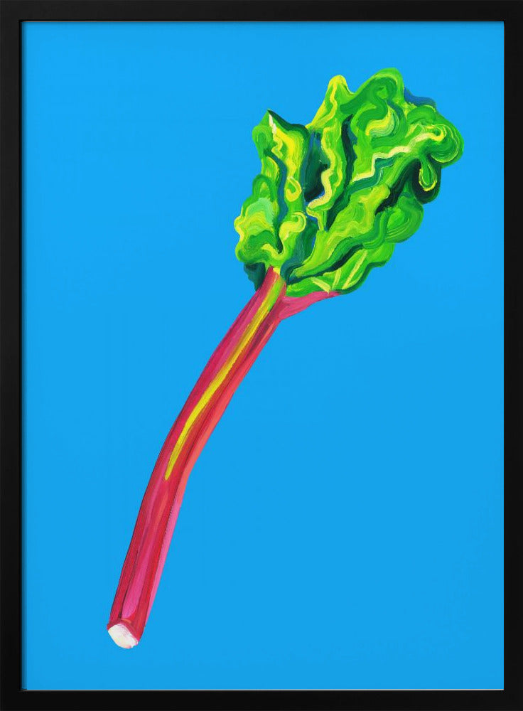 Rhabarber Hellblau | Poster