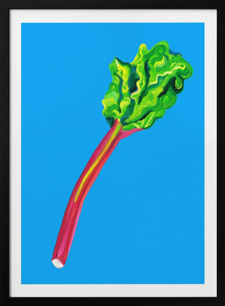 Rhabarber Hellblau | Poster