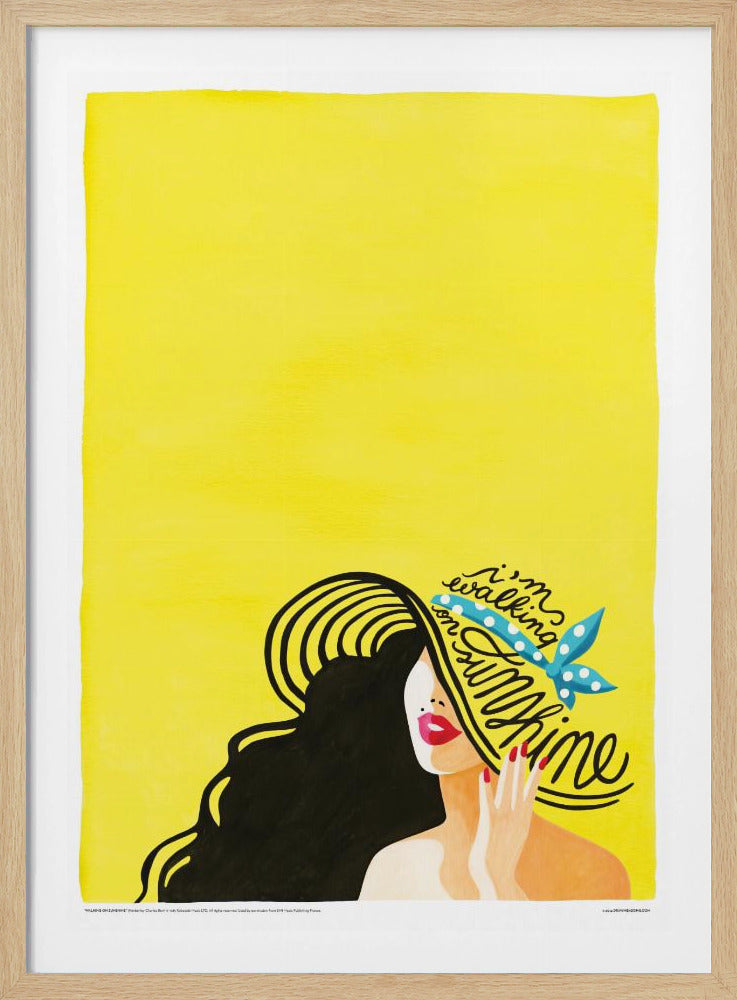 Spaziergang im Sonnenschein | Poster