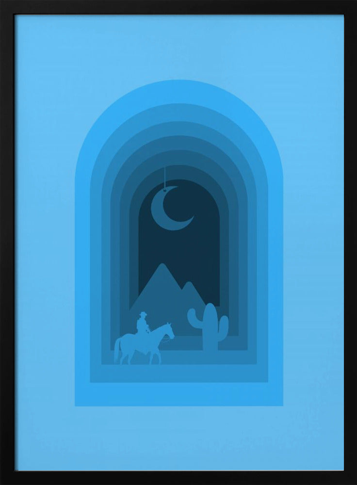 Wüstenmondreise | Poster
