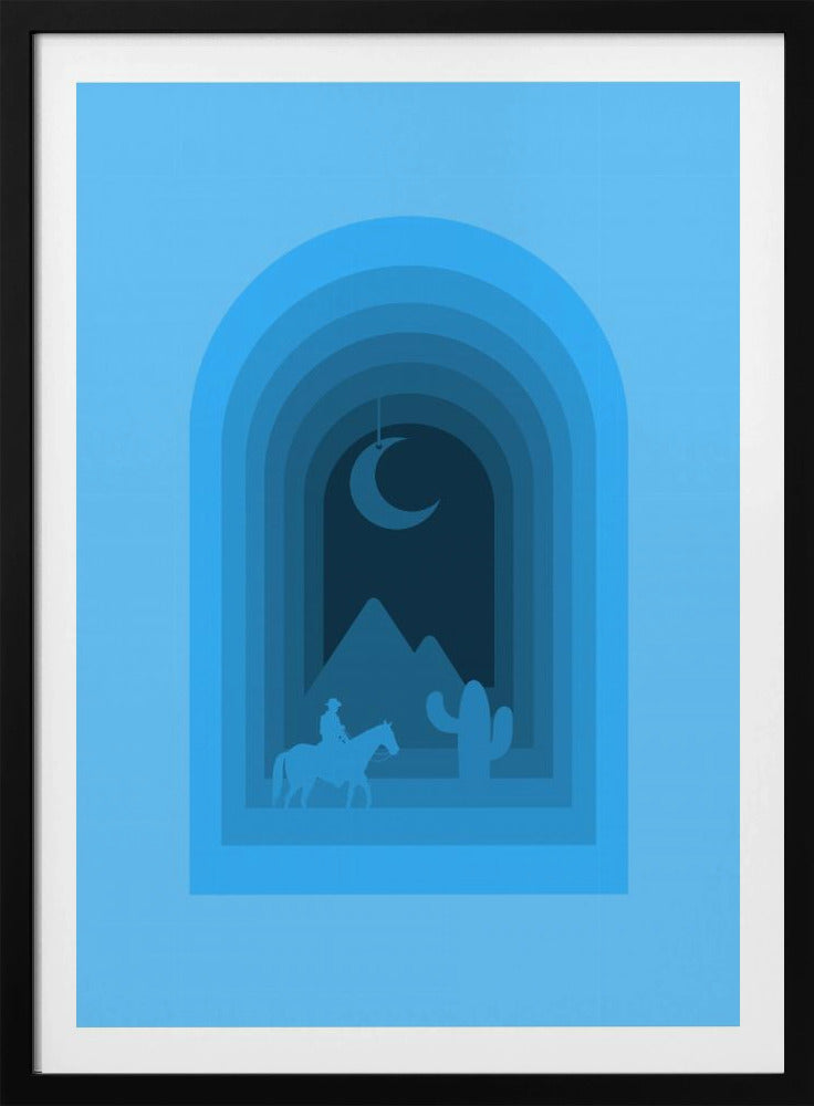 Wüstenmondreise | Poster