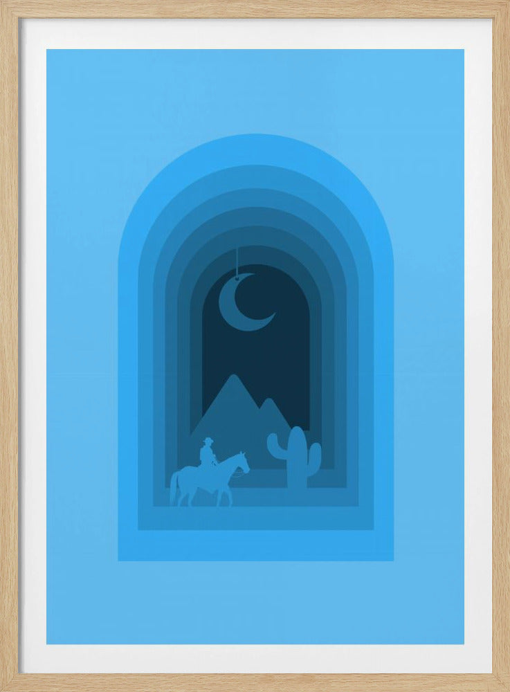 Wüstenmondreise | Poster