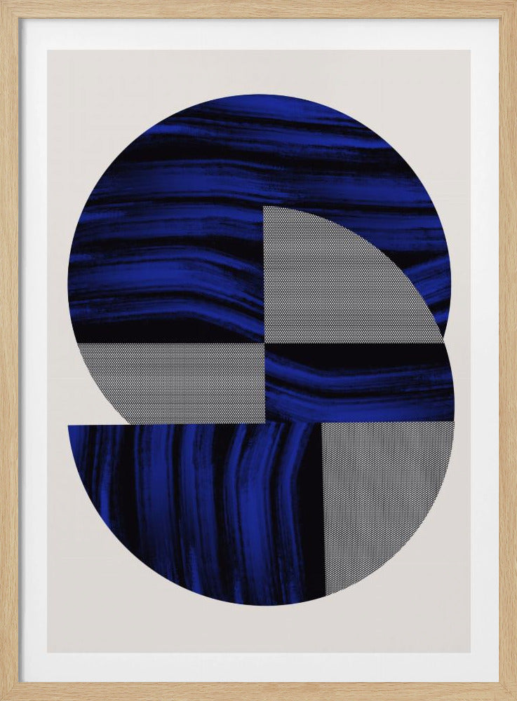 Skandinavisch in Blau und Schwarz 2 | Poster