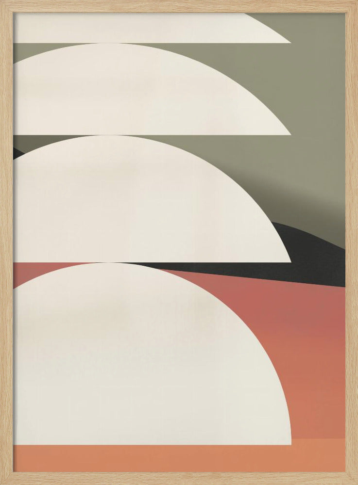 Breites geometrisches Poster