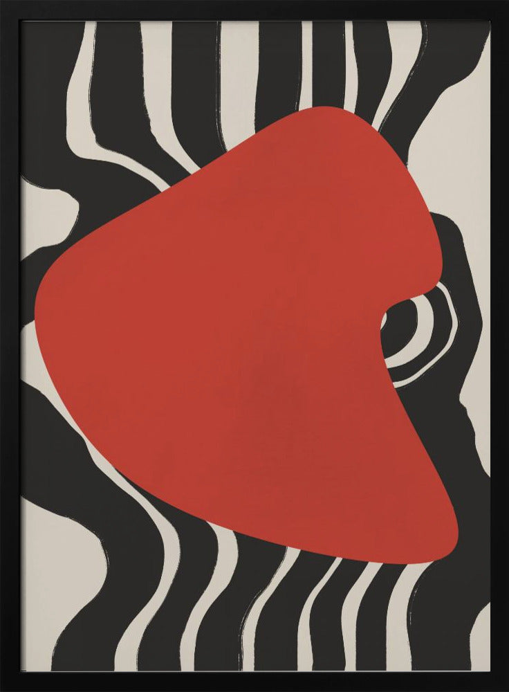 Purpurroter Wellenpuls | Poster