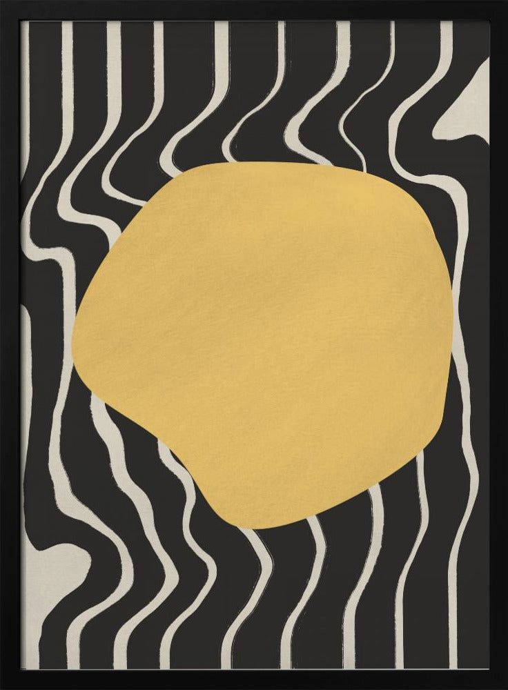 Goldene Wellenharmonie | Poster