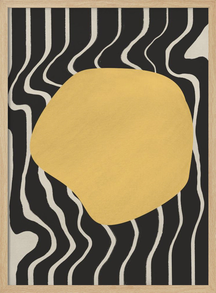 Goldene Wellenharmonie | Poster