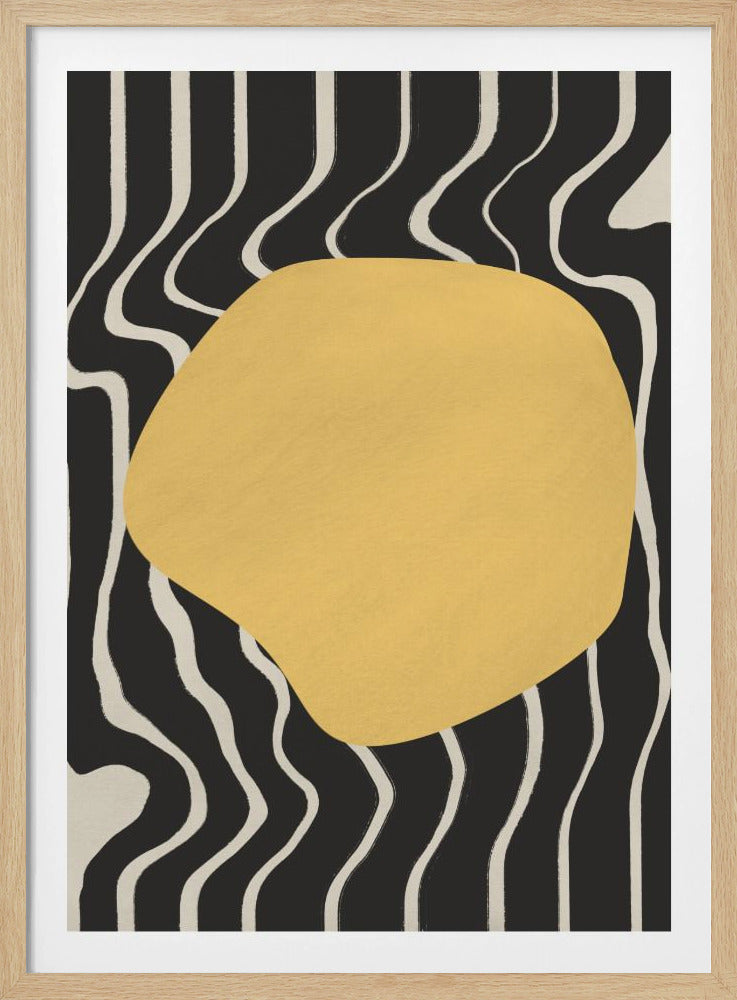 Goldene Wellenharmonie | Poster