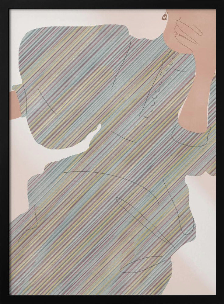 Gestreifte Eleganz | Poster