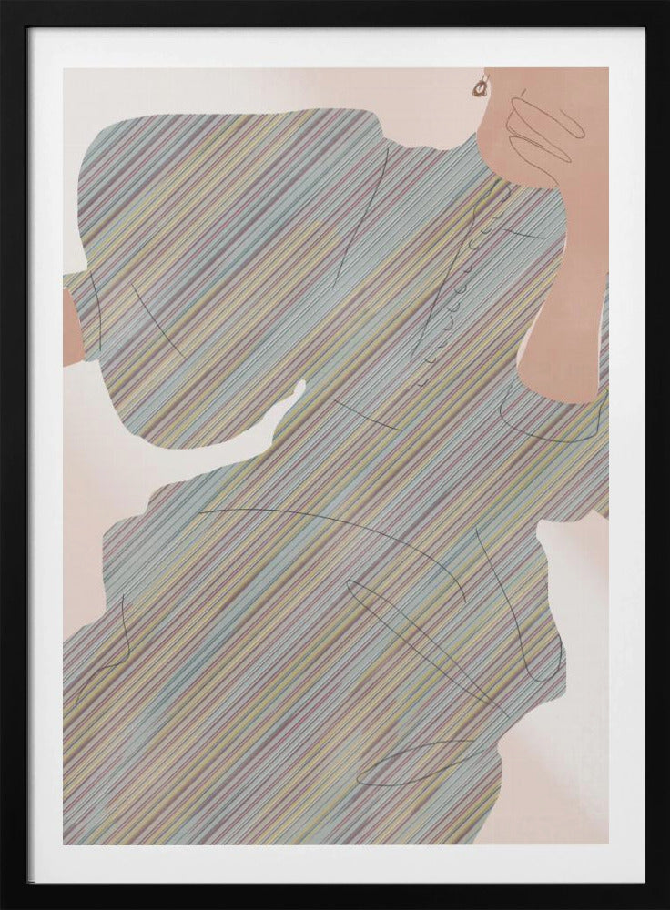Gestreifte Eleganz | Poster