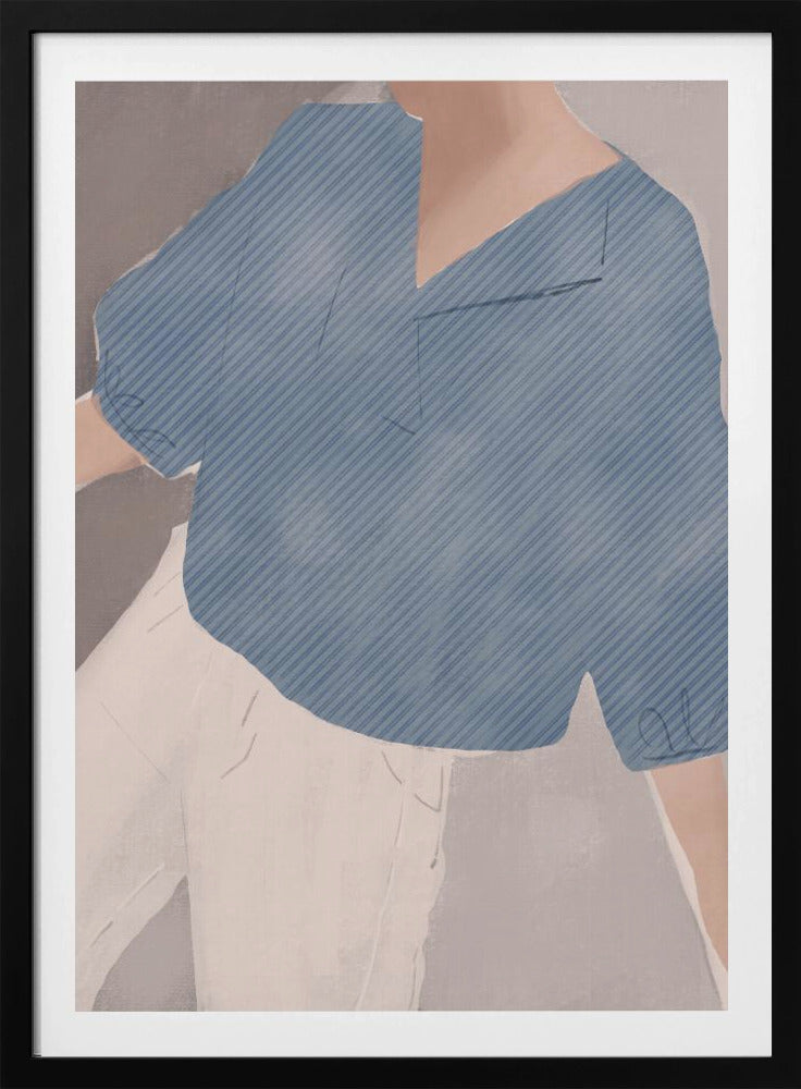 Gestreiftes Hemd Wanderer | Poster