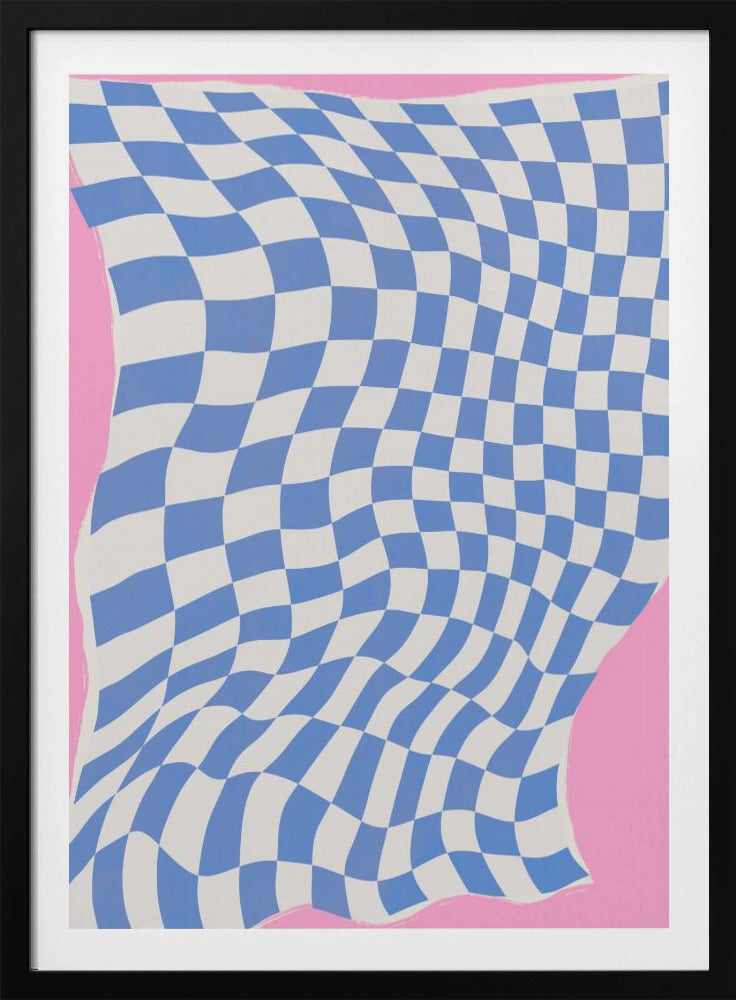 Gewellter karierter Traum | Poster