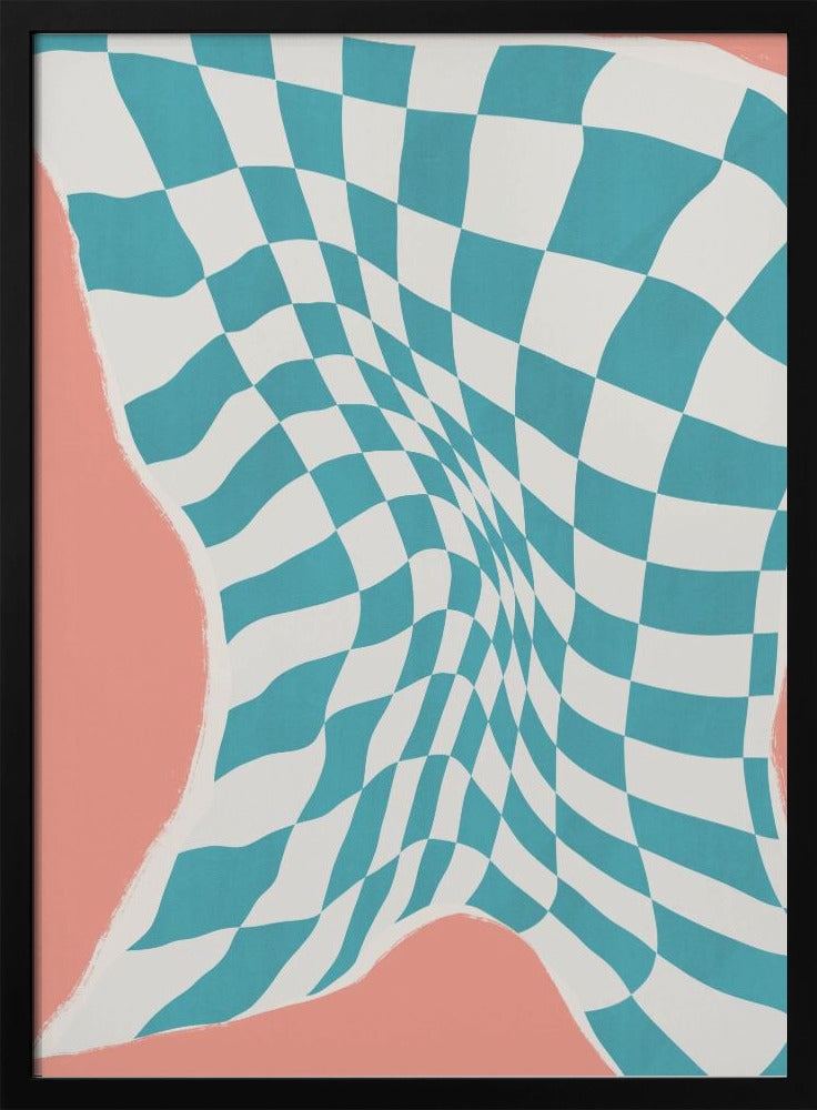 Line Drying Fabric In the Wind | Poster