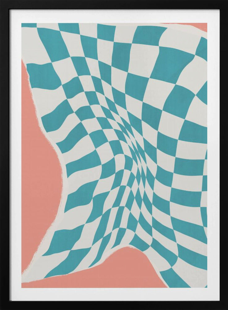 Line Drying Fabric In the Wind | Poster