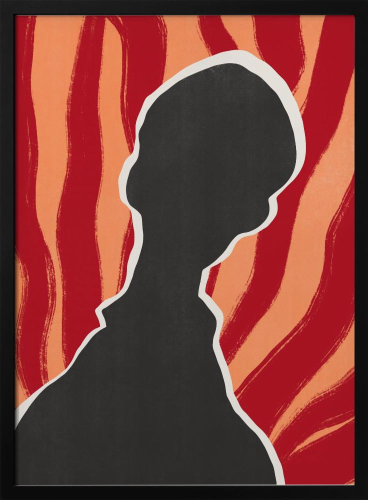 Anonymes Porträt in der Hitze | Poster