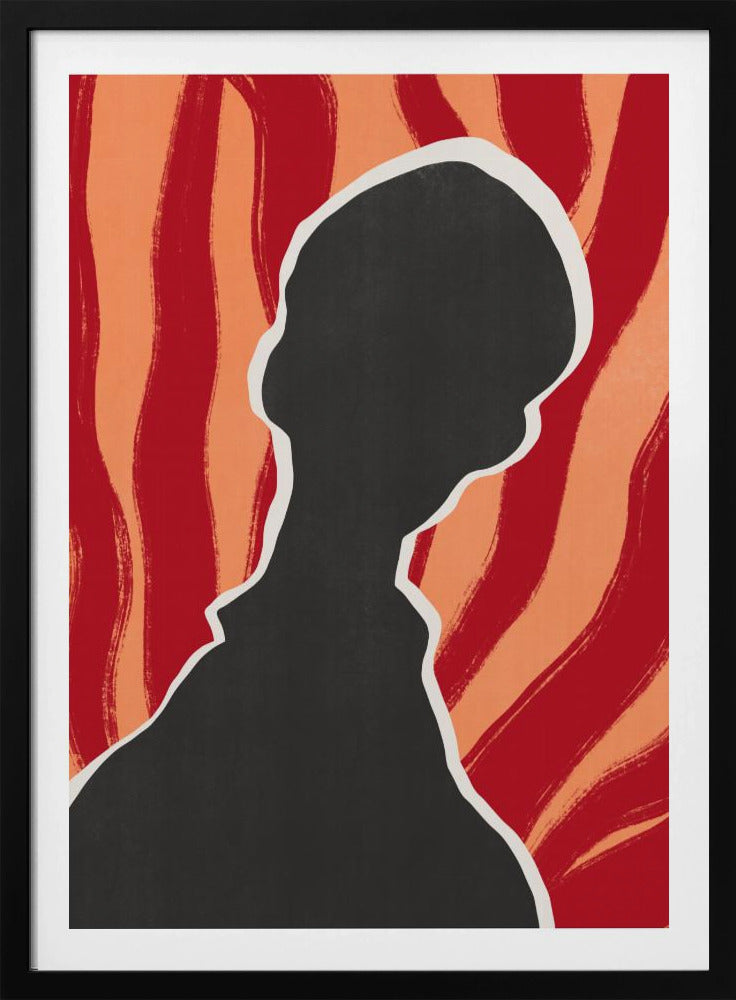 Anonymes Porträt in der Hitze | Poster