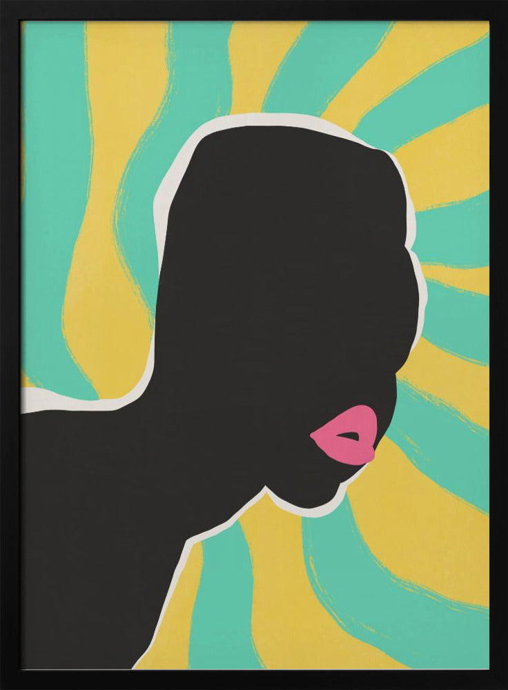 Anonymes Porträt im Sommer | Poster
