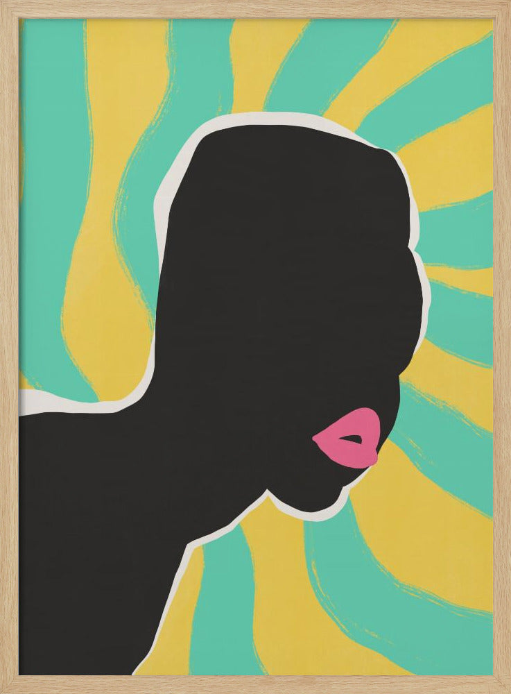 Anonymes Porträt im Sommer | Poster