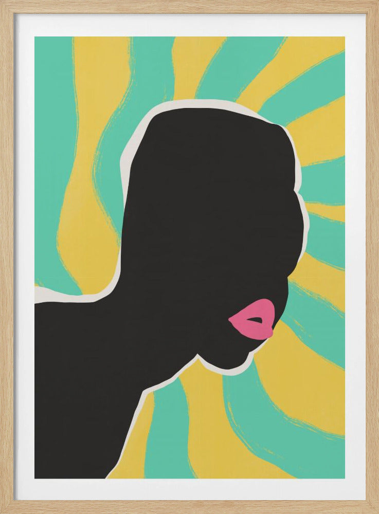 Anonymes Porträt im Sommer | Poster