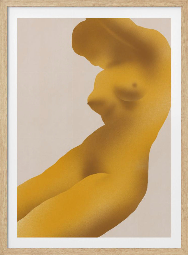 Goldene Farbe Akt Abstrakt | Poster