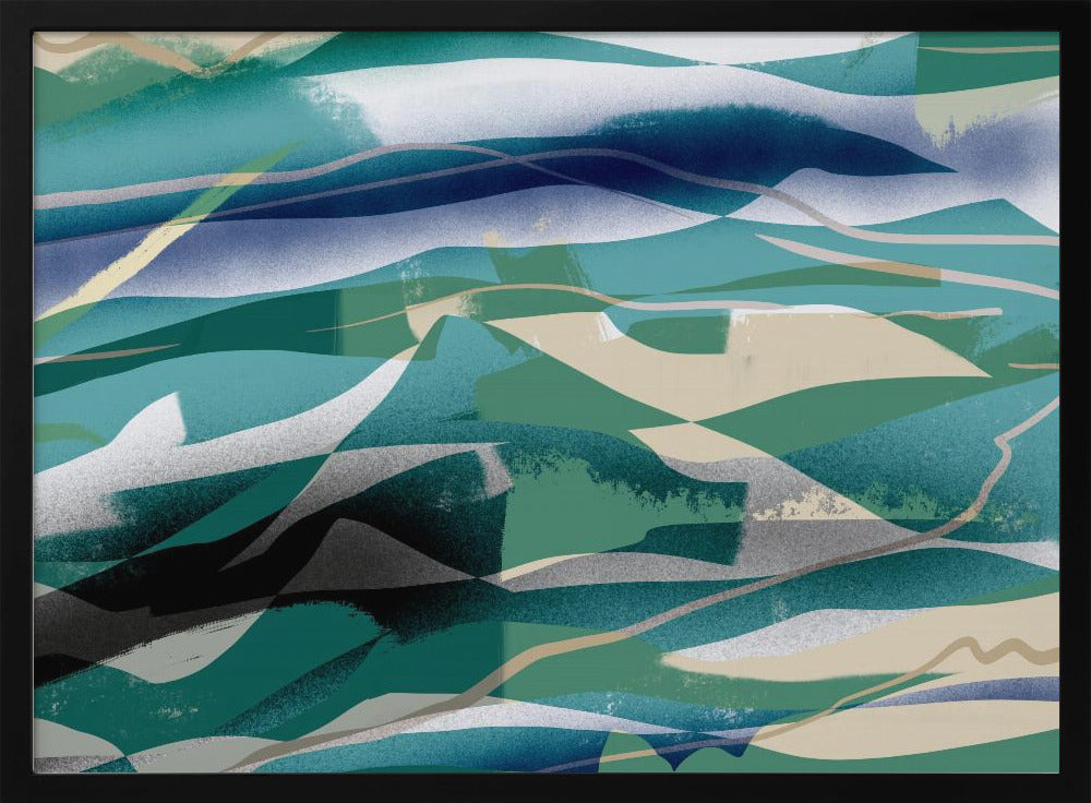 Abstraktion in der Landschaft | Poster