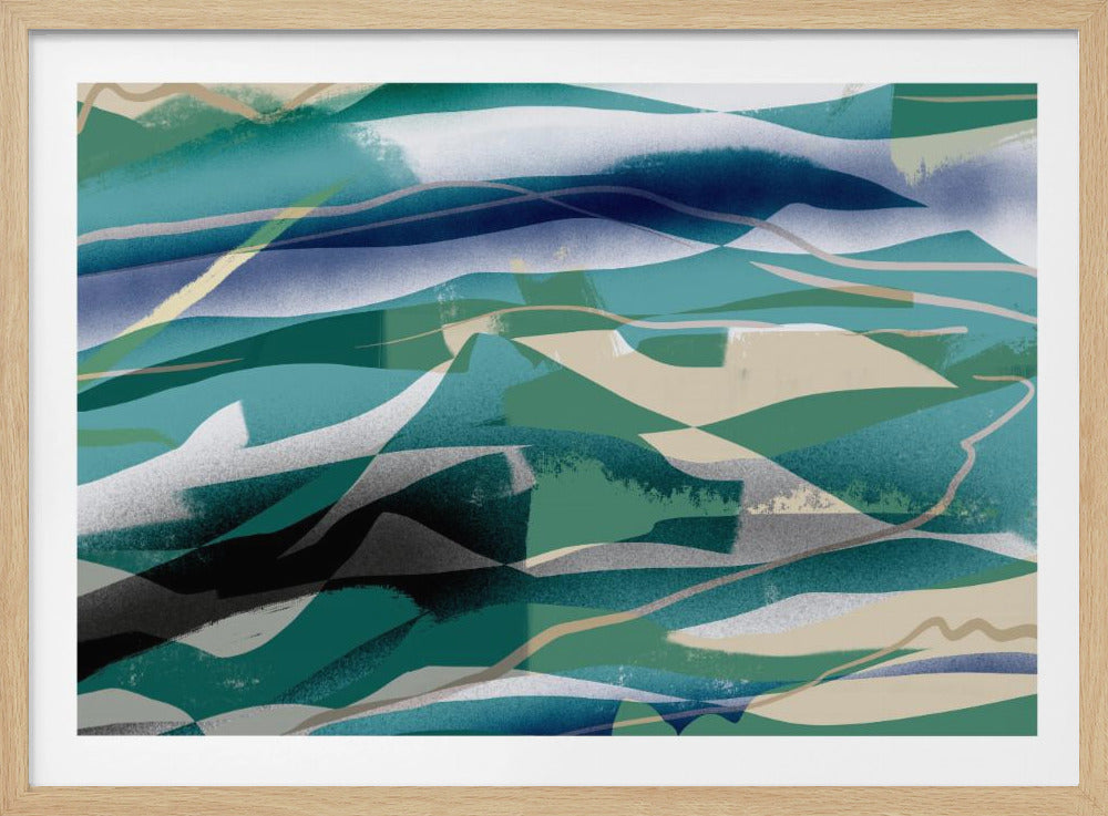 Abstraktion in der Landschaft | Poster