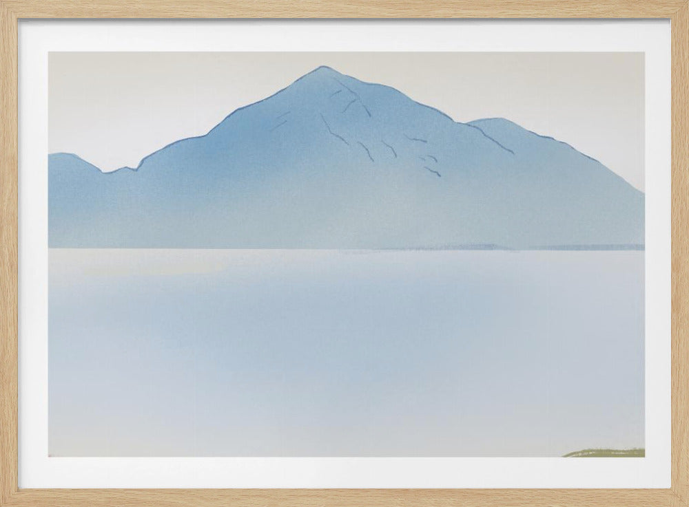 Nebliger Bergblick | Poster