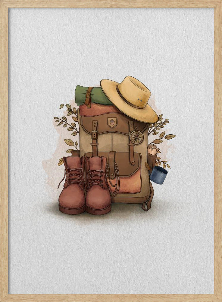 Rucksackreise | Poster