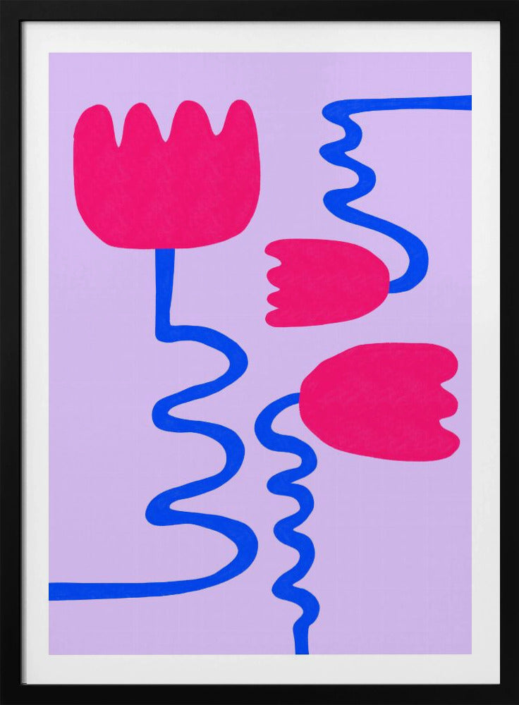 Purpurrote Blüten | Poster