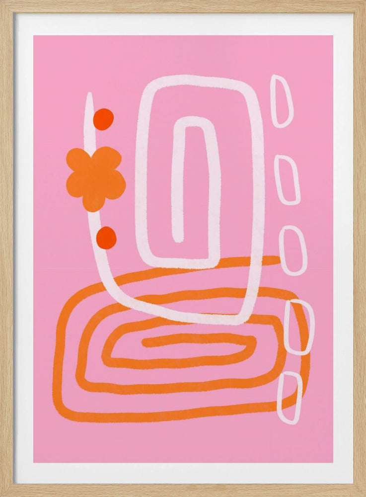 Spiralblütenlandschaft | Poster