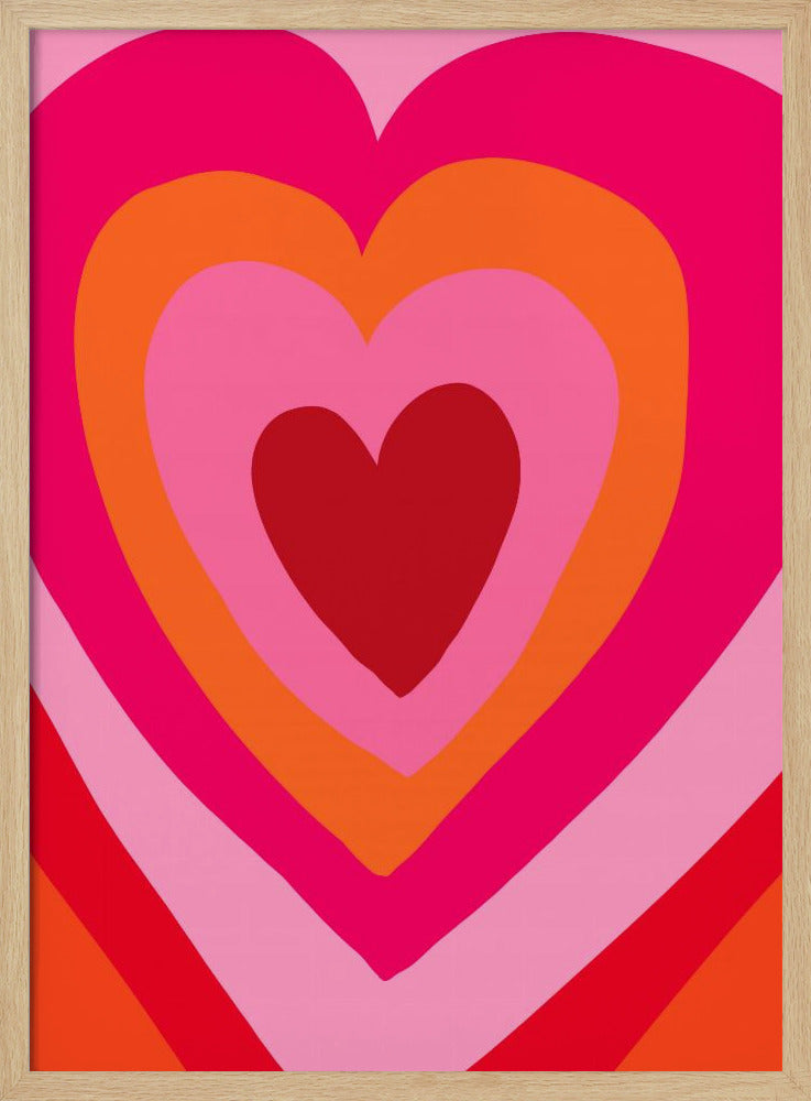 Herzschichten Harmonie | Poster