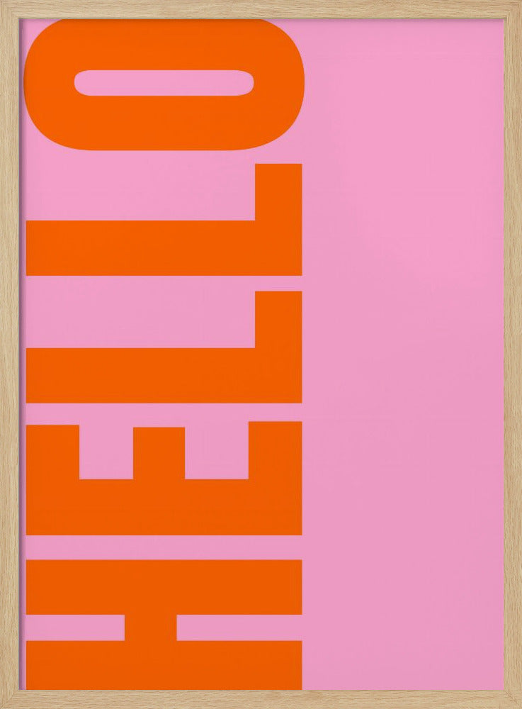 Fettgedrucktes Grußplakat