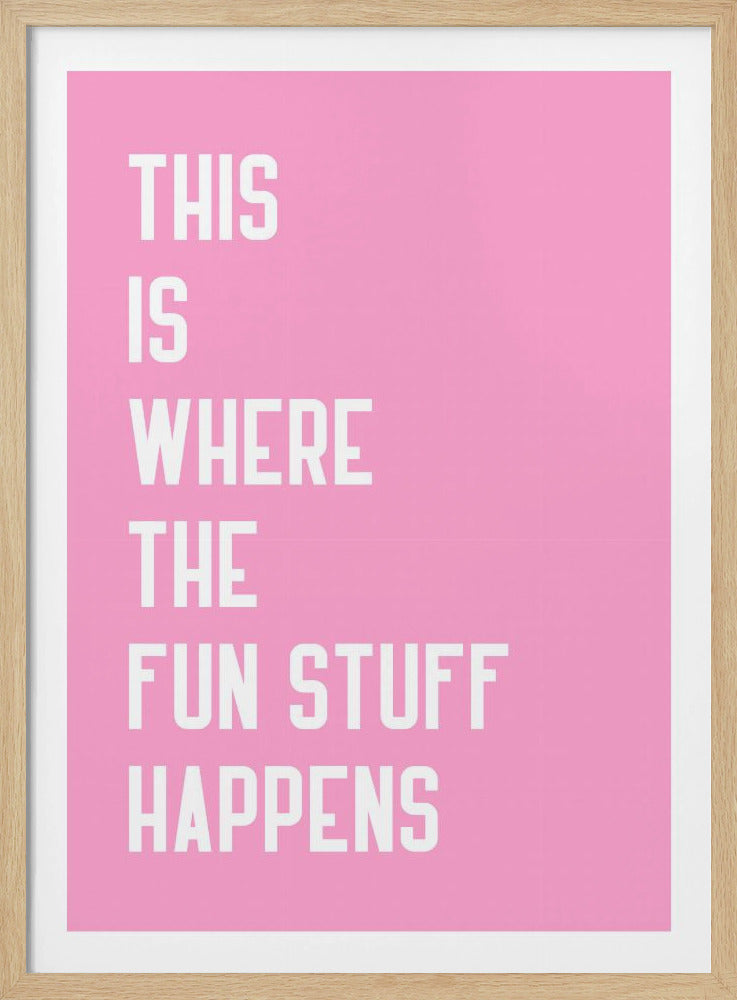 Die Fun Zone erwartet Sie | Poster