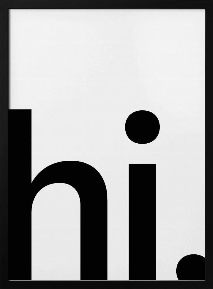 Mutiger Minimalismus | Poster