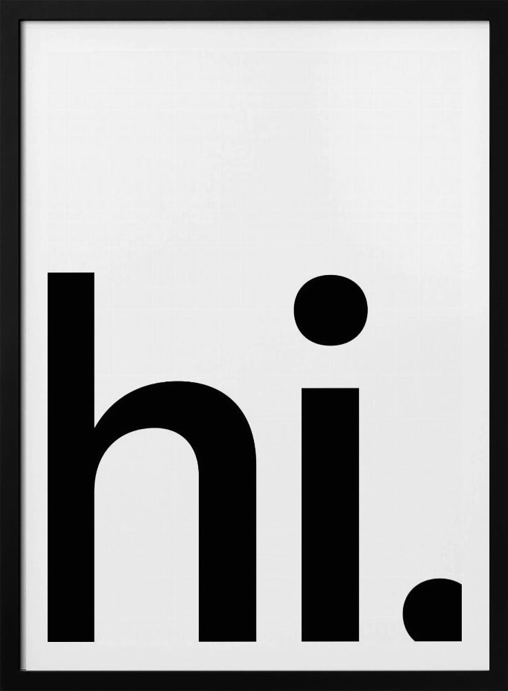 Mutiger Minimalismus | Poster