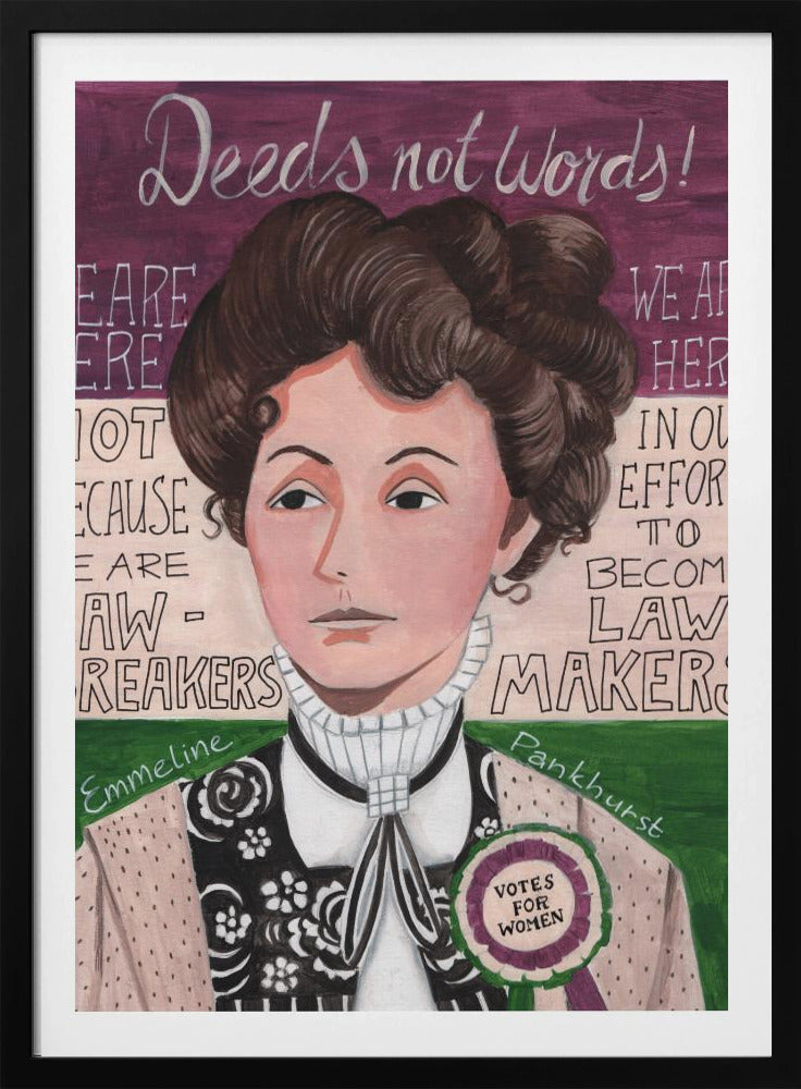 Frauenporträt, Emmeline Pankhurst | Poster