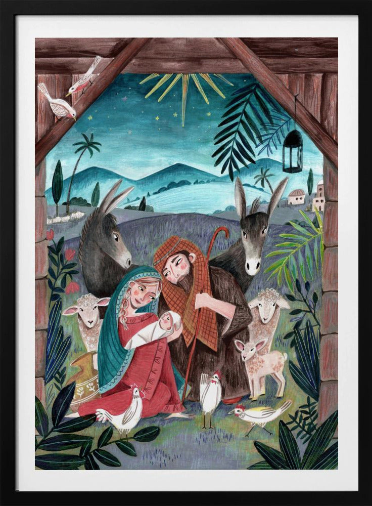 Weihnachten mit Maria und dem Jesuskind | Poster