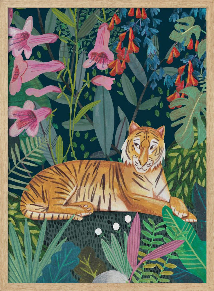 Tiger im Dschungel | Poster