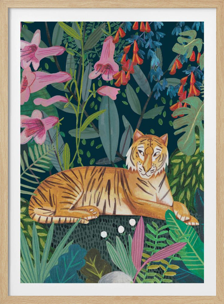 Tiger im Dschungel | Poster